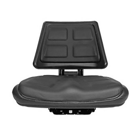 Black Universal Tractor Seat with Trapezoidal Back Trapezoid -  AFTERMARKET, T110BL